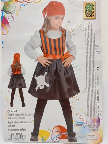 Carnevale costume piratessa - carnevale,